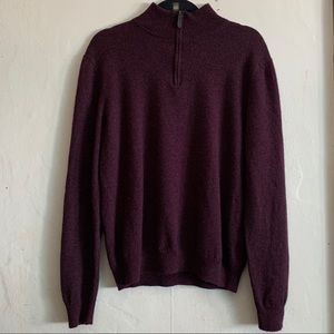 LOCK HARD Purple ZIP Sweater